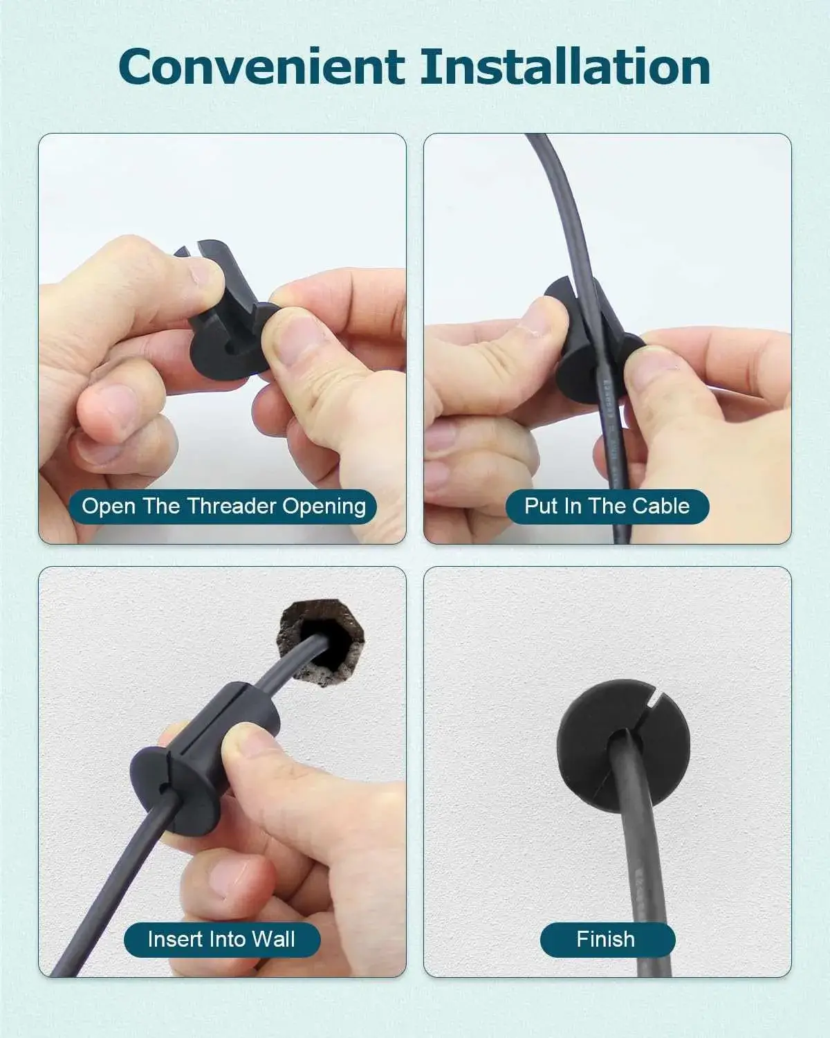 Waterproof Starlink Cable Routing Grommet 19mm Hole